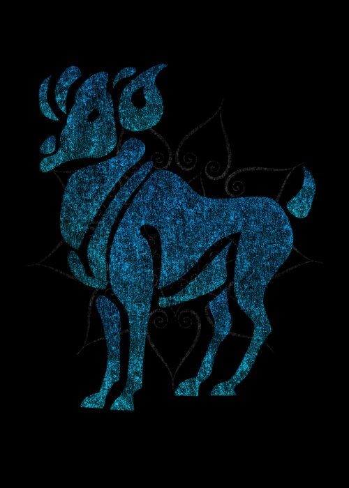 Funny Greeting Card featuring the digital art Zodiac Sign Pisces by Flippin Sweet Gear