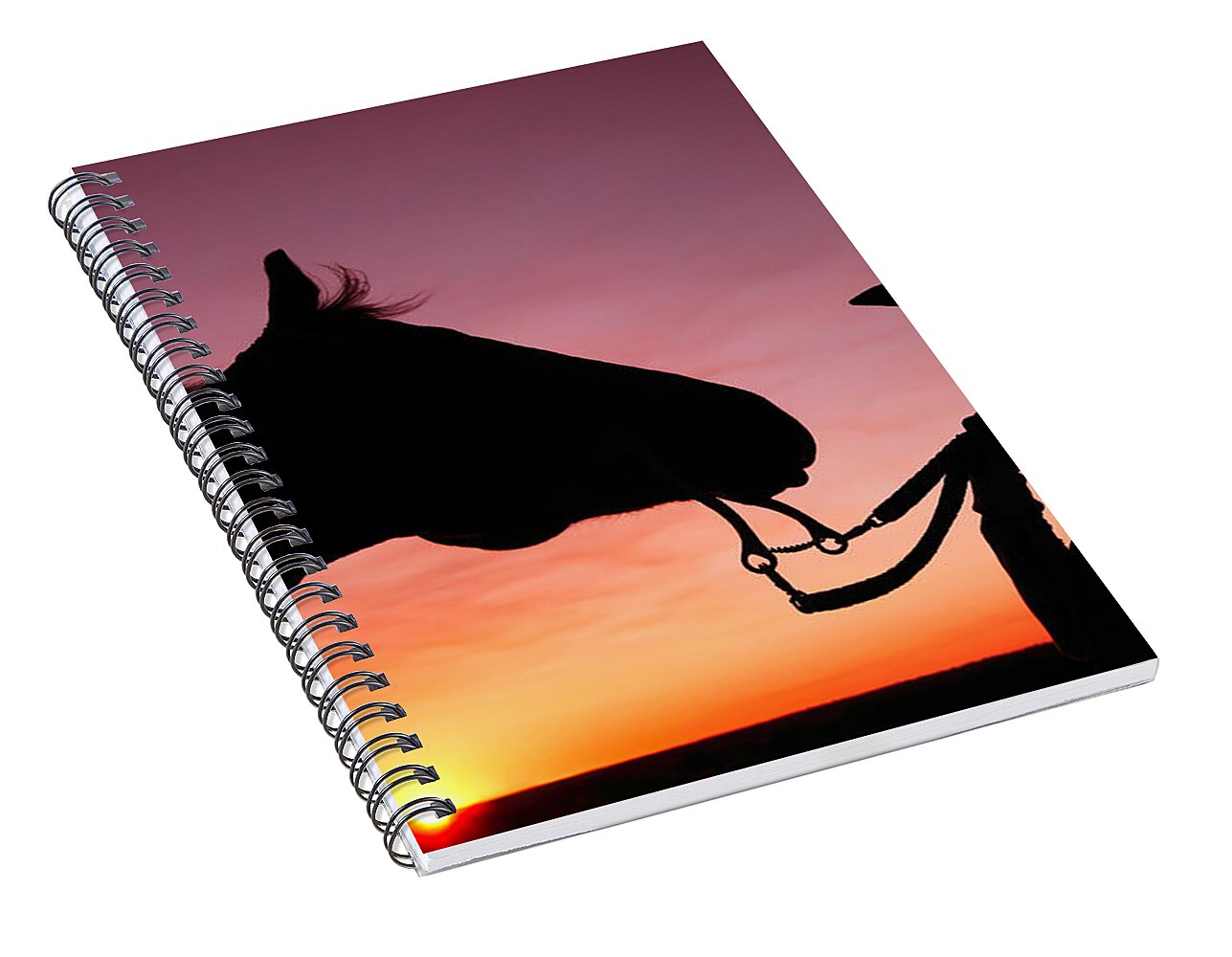 Cowgirl Sunset Spiral Notebook For Sale By Todd Klassy