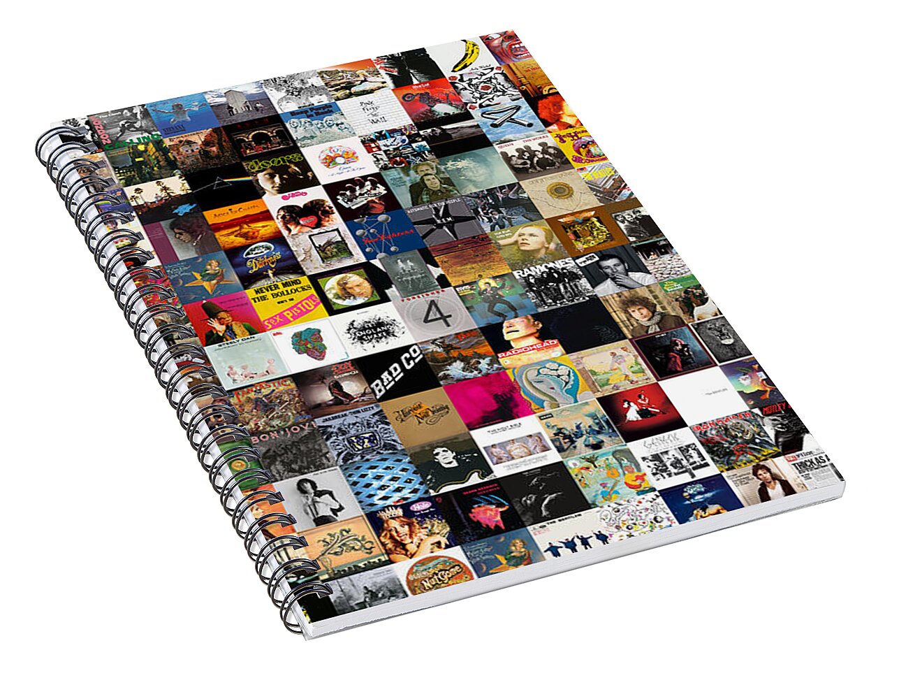 Greatest Rock Albums Of All Time Spiral Notebook For Sale By Zapista Ou