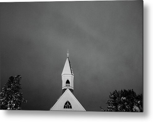 Vmfa Metal Print featuring the photograph Confederate Memorial Chapel On Snowy Morning by Doug Ash