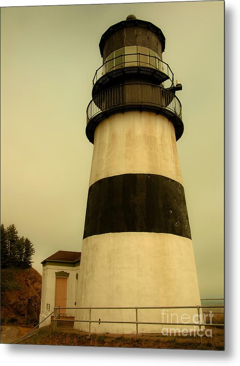 Contemporary Metal Print featuring the photograph Cape Disappointment Lighthouse II by Susan Parish