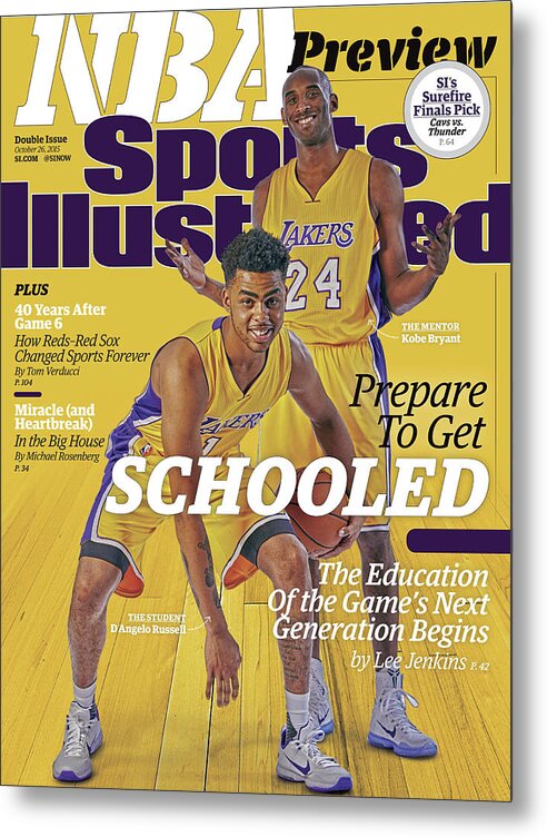 Magazine Cover Metal Print featuring the photograph Prepare To Get Schooled, The Education Of The Games Next Sports Illustrated Cover by Sports Illustrated