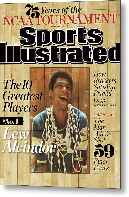 Magazine Cover Metal Print featuring the photograph The 10 Greatest Players 75 Years Of The Tournament Sports Illustrated Cover by Sports Illustrated