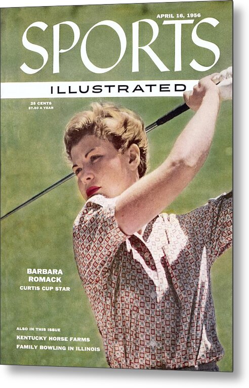 1950-1959 Metal Print featuring the photograph Barbara Romack, Womens Amateur Golf Champion Sports Illustrated Cover by Sports Illustrated