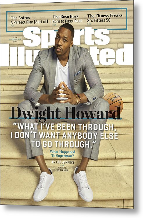 Atlanta Metal Print featuring the photograph Charlotte Hornets Dwight Howard Sports Illustrated Cover by Sports Illustrated