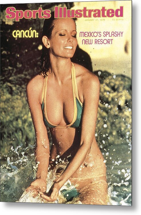 Social Issues Metal Print featuring the photograph Cheryl Tiegs Swimsuit 1975 Sports Illustrated Cover by Sports Illustrated