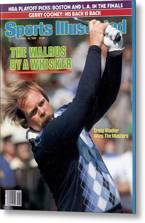 Magazine Cover Metal Print featuring the photograph Craig Stadler, 1982 Masters Sports Illustrated Cover by Sports Illustrated