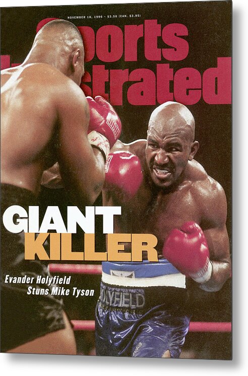 Heavyweight Metal Print featuring the photograph Evander Holyfield, 1996 Wba Heavyweight Title Sports Illustrated Cover by Sports Illustrated