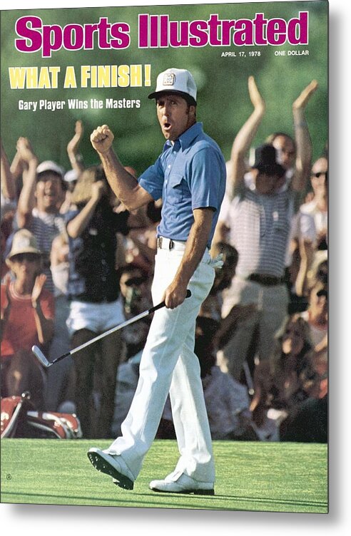 Magazine Cover Metal Print featuring the photograph Gary Player, 1978 Masters Sports Illustrated Cover by Sports Illustrated