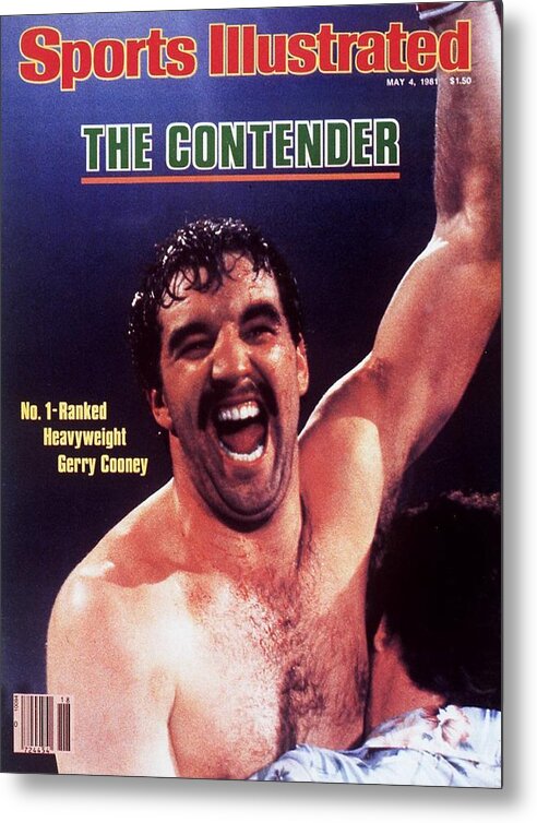 Magazine Cover Metal Print featuring the photograph Gerry Cooney, Heavyweight Boxing Sports Illustrated Cover by Sports Illustrated