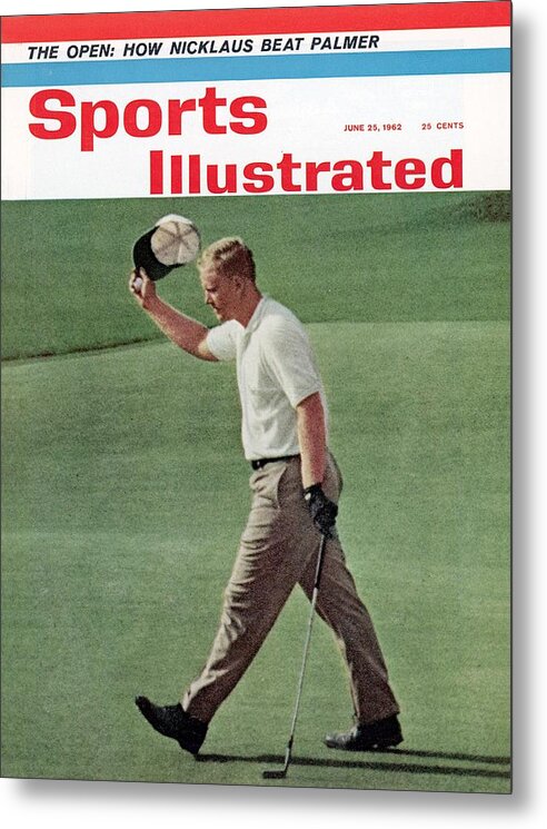 Magazine Cover Metal Print featuring the photograph Jack Nicklaus, 1962 Us Open Sports Illustrated Cover by Sports Illustrated
