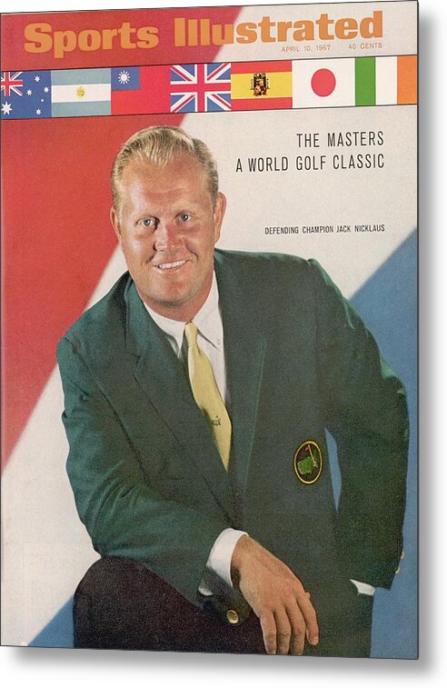 Magazine Cover Metal Print featuring the photograph Jack Nicklaus, Golf Sports Illustrated Cover by Sports Illustrated