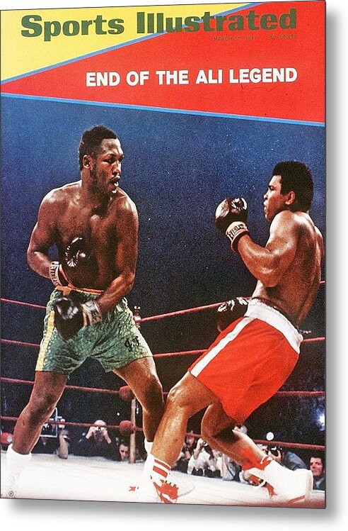 Joe Frazier Metal Print featuring the photograph Joe Frazier, 1971 Wbcwba Heavyweight Title Sports Illustrated Cover by Sports Illustrated
