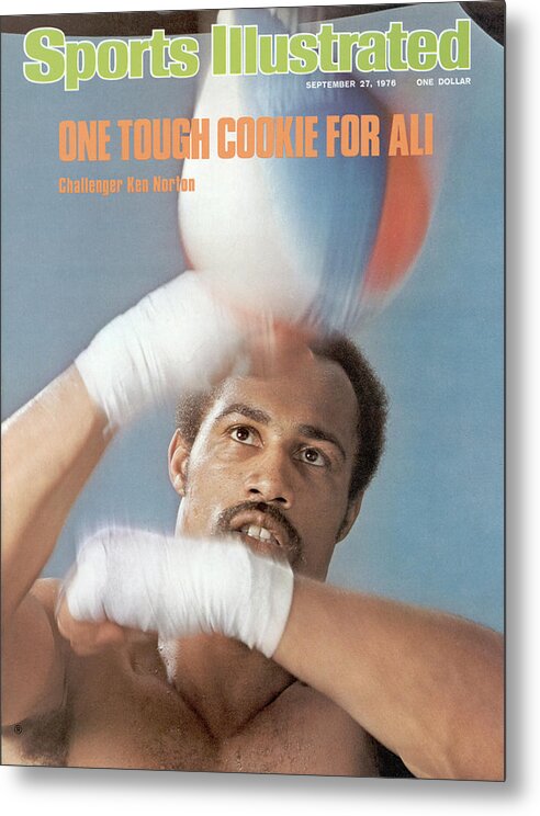 Magazine Cover Metal Print featuring the photograph Ken Norton, Heavyweight Boxing Sports Illustrated Cover by Sports Illustrated