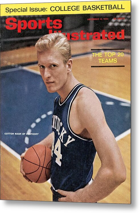 Magazine Cover Metal Print featuring the photograph Kentucky Cotton Nash Sports Illustrated Cover by Sports Illustrated