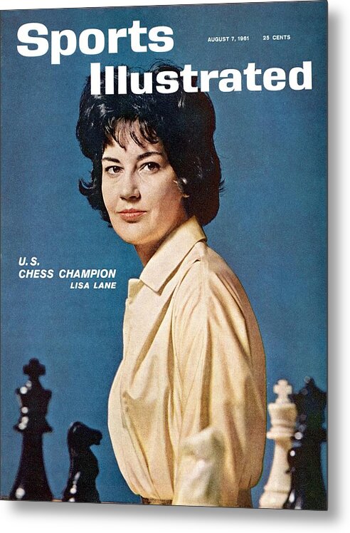 Magazine Cover Metal Print featuring the photograph Lisa Lane, Us Chess Champion Sports Illustrated Cover by Sports Illustrated