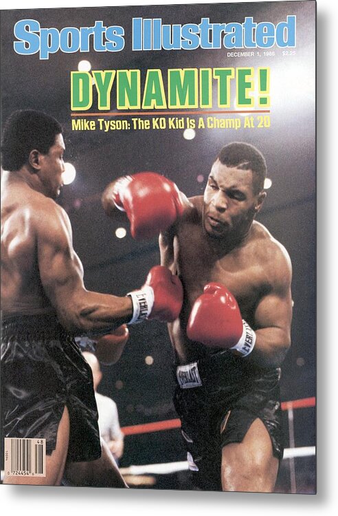 1980-1989 Metal Print featuring the photograph Mike Tyson, 1986 Wbc Heavyweight Title Sports Illustrated Cover by Sports Illustrated