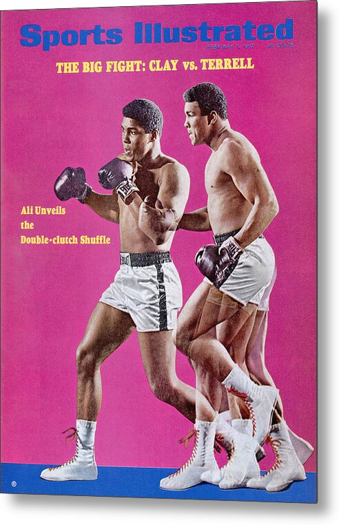 Magazine Cover Metal Print featuring the photograph Muhammad Ali, Heavyweight Boxing Sports Illustrated Cover by Sports Illustrated
