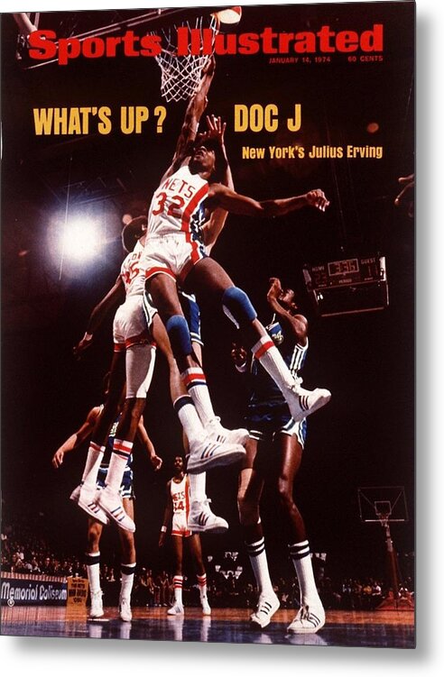 Photo print from an original painting of Julius Erving New York Nets