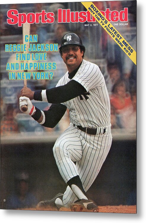 New York Yankees Reggie Jackson Sports Illustrated Cover Metal Print by  Sports Illustrated - Sports Illustrated Covers