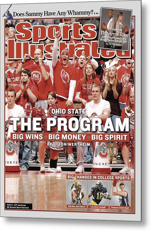 Magazine Cover Metal Print featuring the photograph Ohio State University Athletics Sports Illustrated Cover by Sports Illustrated