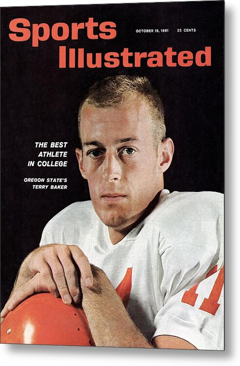 Sports Illustrated Metal Print featuring the photograph Oregon State Qb Terry Baker Sports Illustrated Cover by Sports Illustrated