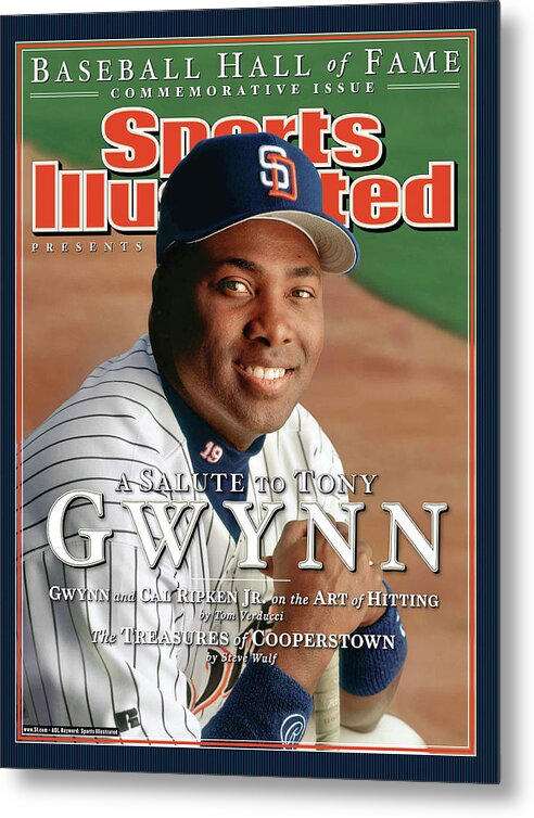 Peoria Sports Complex Metal Print featuring the photograph San Diego Padres Tony Gwynn Sports Illustrated Cover by Sports Illustrated