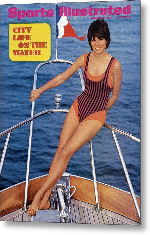 Social Issues Metal Print featuring the photograph Sheila Roscoe Swimsuit 1972 Sports Illustrated Cover by Sports Illustrated