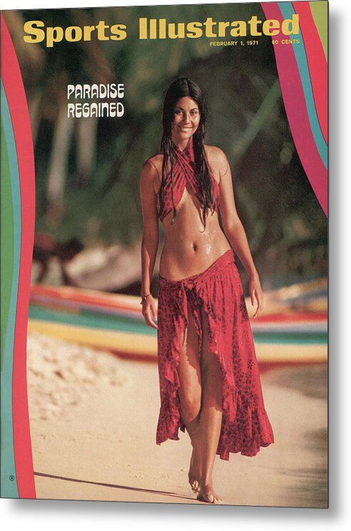 Social Issues Metal Print featuring the photograph Tannia Rubiano Swimsuit 1971 Sports Illustrated Cover by Sports Illustrated