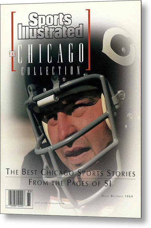 American Football Metal Print featuring the photograph The Chicago Collection The Best Chicago Sports Stories From Sports Illustrated Cover by Sports Illustrated