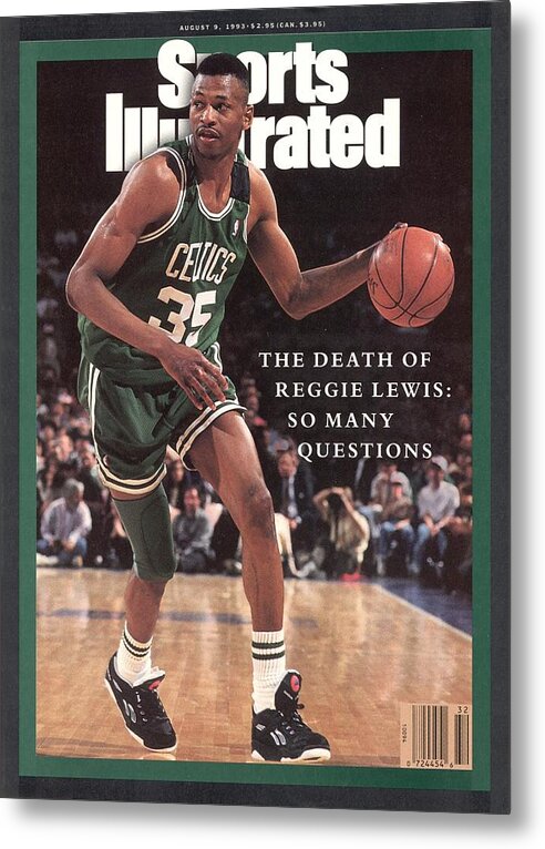 Magazine Cover Metal Print featuring the photograph The Death Of Reggie Lewis So Many Questions Sports Illustrated Cover by Sports Illustrated