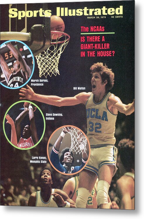 Magazine Cover Metal Print featuring the photograph The Ncaas Is There A Giant-killer In The House Sports Illustrated Cover by Sports Illustrated