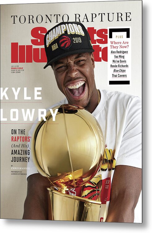 Point Guard Metal Print featuring the photograph Toronto Rapture Kyle Lowry On The Raptors And His Amazing Sports Illustrated Cover by Sports Illustrated