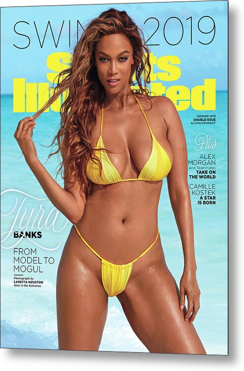Magazine Cover Metal Print featuring the photograph Tyra Banks Swimsuit 2019 Sports Illustrated Cover by Sports Illustrated