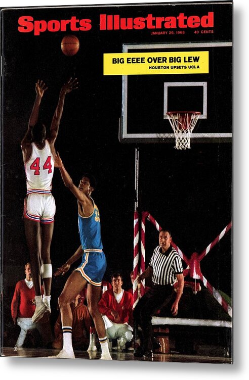 Magazine Cover Metal Print featuring the photograph Ucla Lew Alcindor... Sports Illustrated Cover by Sports Illustrated