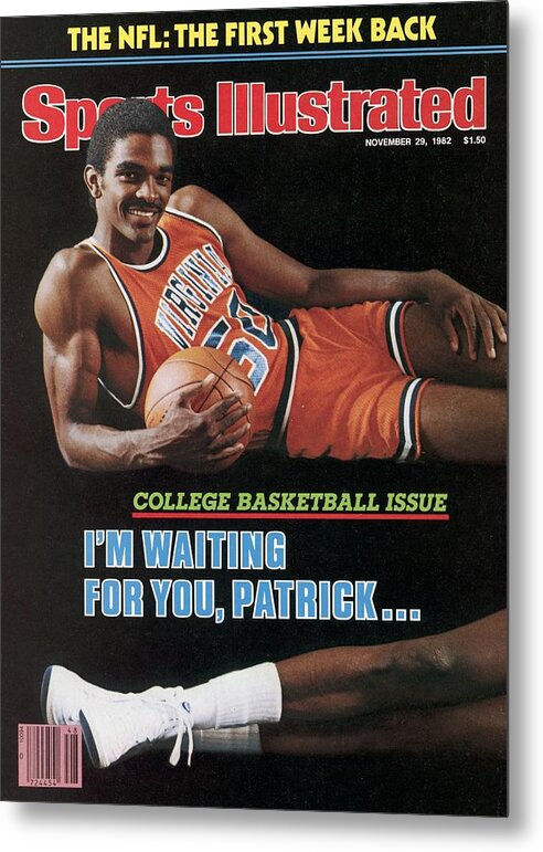 Ralph Sampson Metal Print featuring the photograph University Of Virginia Ralph Sampson And Georgetown Sports Illustrated Cover by Sports Illustrated