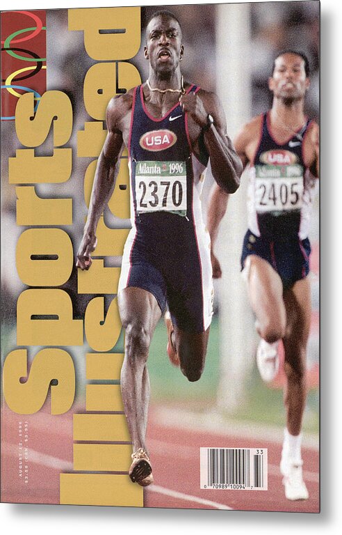 Atlanta Metal Print featuring the photograph Usa Michael Johnson, 1996 Summer Olympics Sports Illustrated Cover by Sports Illustrated