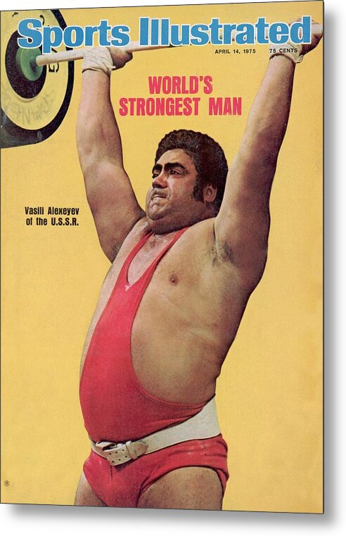 Event Metal Print featuring the photograph Ussr Vasily Alexeyev, 1972 Summer Olympics Sports Illustrated Cover by Sports Illustrated