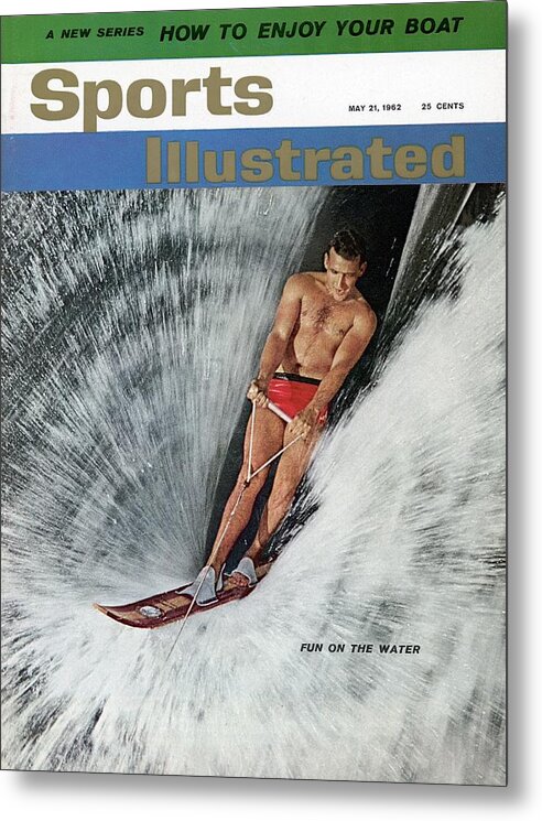 Atlanta Metal Print featuring the photograph Water Skiing Sports Illustrated Cover by Sports Illustrated