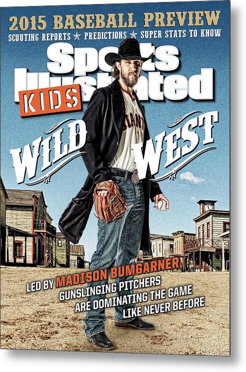 Published Metal Print featuring the photograph 2015 Sports Illustrated for Kids MLB Season Preview Issue Cover by Sports Illustrated