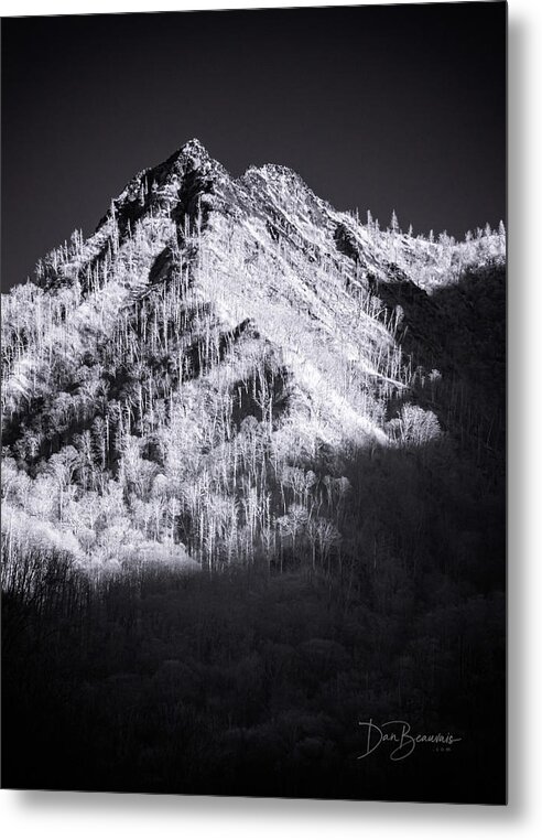 Smokies Metal Print featuring the photograph Chimney Tops 1182 by Dan Beauvais