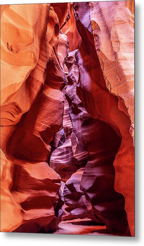 Antelope Metal Print featuring the photograph Antelope Hall of Light Series #11 - Page, Arizona, USA - 2011 New 1/10 by Robert Khoi