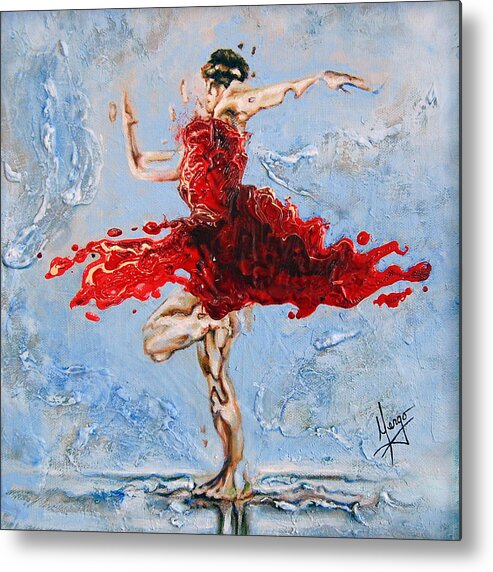 Ballet Metal Print featuring the painting Balance by Karina Llergo