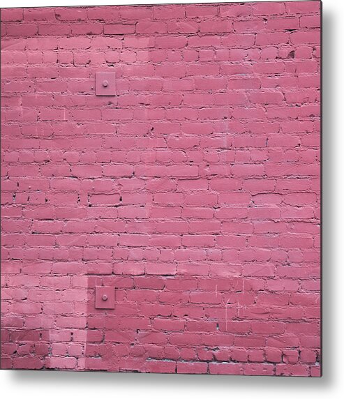 Pink Texture Metal Print featuring the photograph KK by Lee Harland