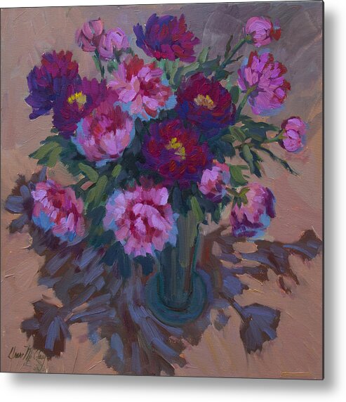 Summer Metal Print featuring the painting Summer Bouquet by Diane McClary