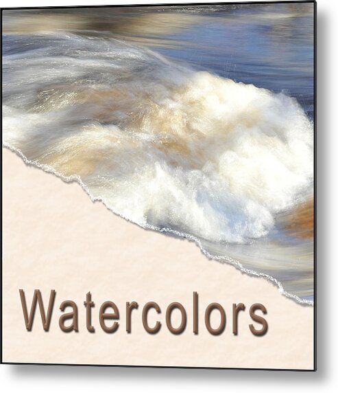  Metal Print featuring the painting Watercolor Button by Arthur Fix