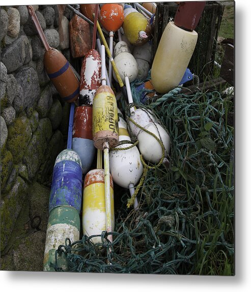 Buoy Metal Print featuring the photograph Buoys by Kate Hannon