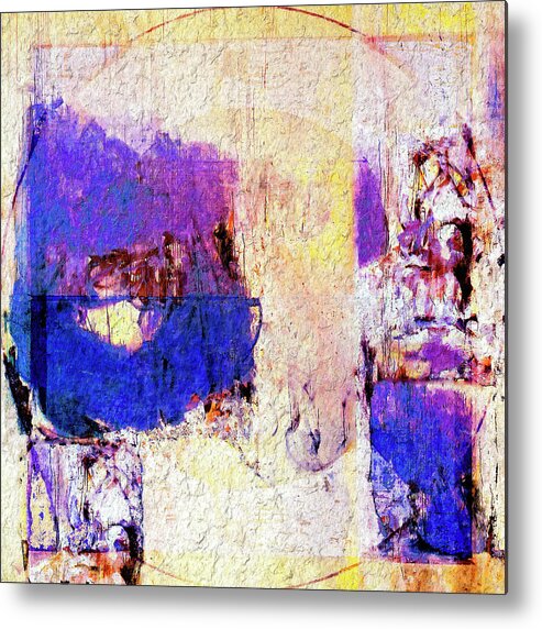 Abstract Metal Print featuring the painting Captiva by Dominic Piperata
