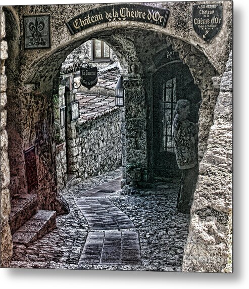 Eze France Photos Metal Print featuring the photograph Chateau de la Chevre d'Or by Tom Prendergast