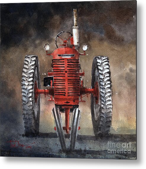 Farmall Metal Print featuring the painting Farmall Model M by Tim Oliver
